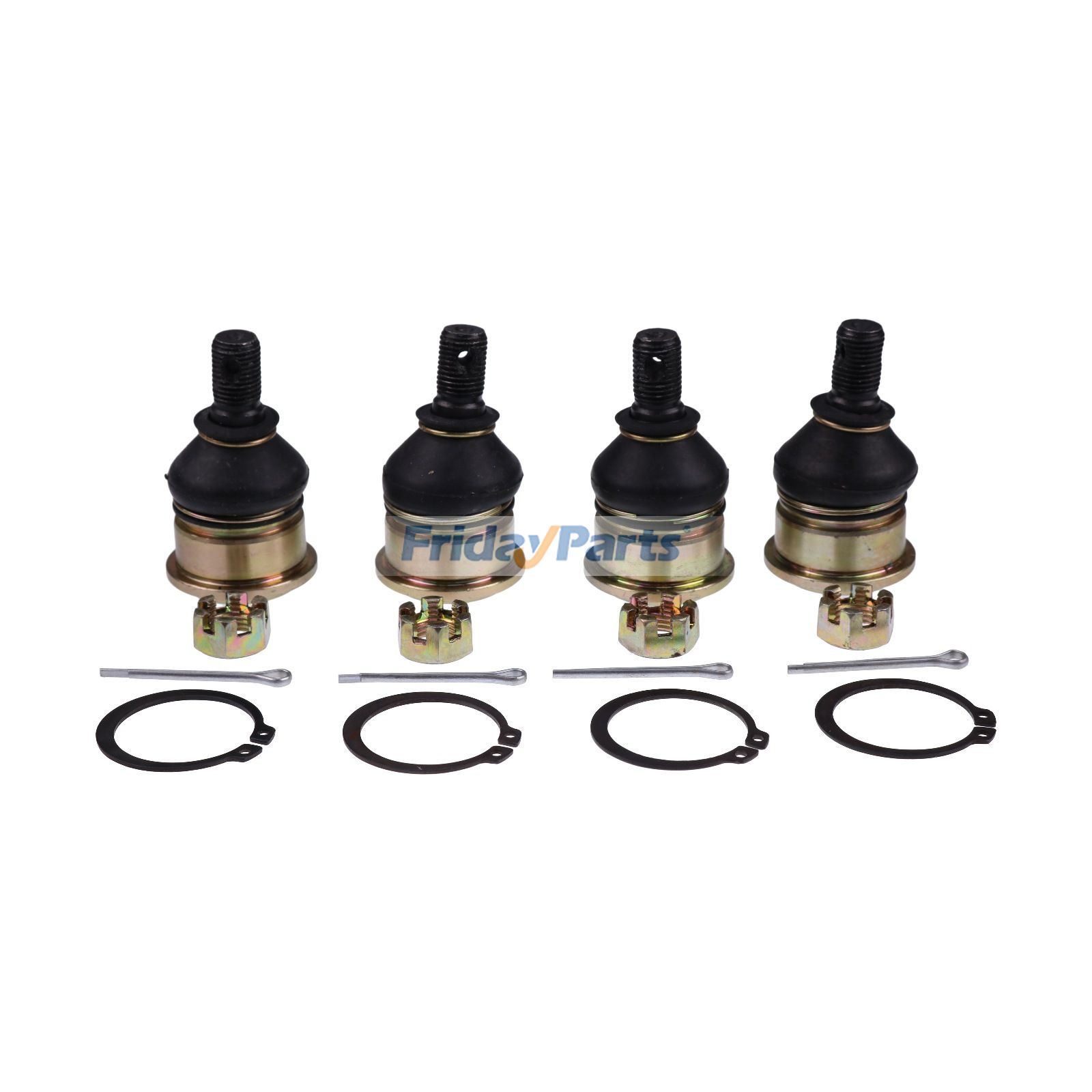4 Pieces Upper And Lower Ball Joint 3B4-23579-00-00 3B4-23579-01-00 for Yamaha Grizzly 700 YFM700 YFM550 2007-2023