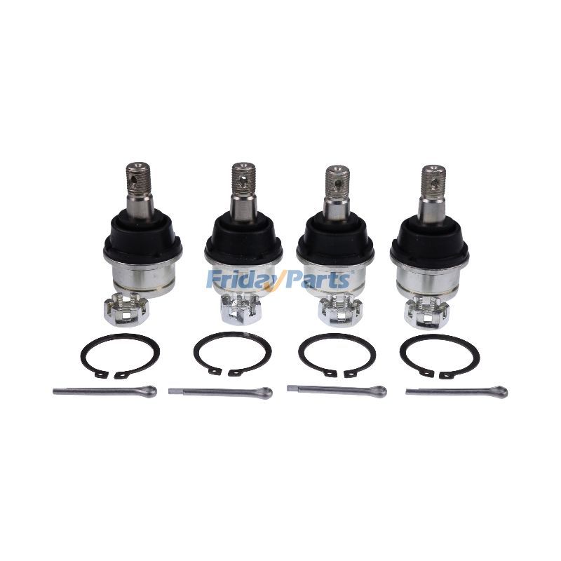 4 Pieces Upper and Lower Ball Joint Set 7081190 7061141 7061156 for Polaris Outlaw 450 S MXR 525 IRS Phoenix 200 Predator 500 Sawtooth