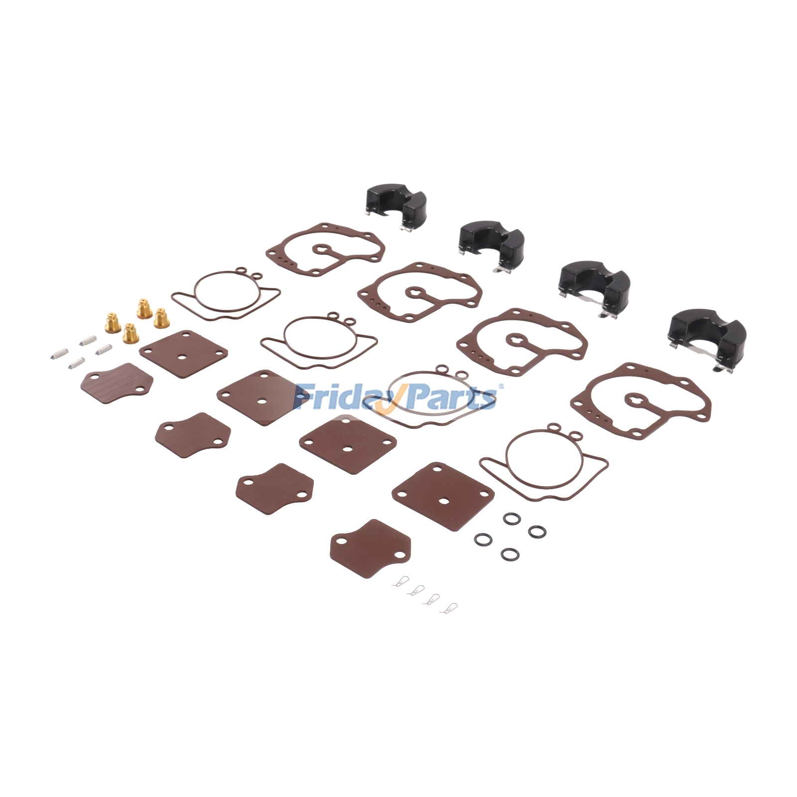 Kit de reconstrução de carburador Looper V4 V6 V8 439078 439079 para motores de popa Johnson Evinrude 120 130 135 140 250 275 300 HP para Motor