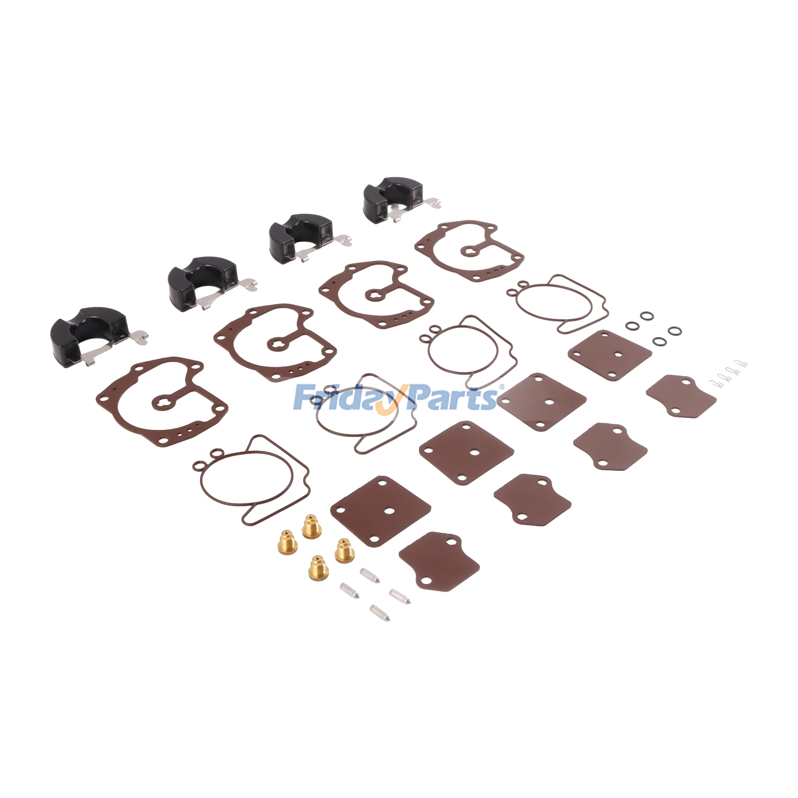 Motor  - Kit de reconstrução de carburador Looper V4 V6 V8 439078 439079 para motores de popa Johnson Evinrude 120 130 135 140 250 275 300 HP