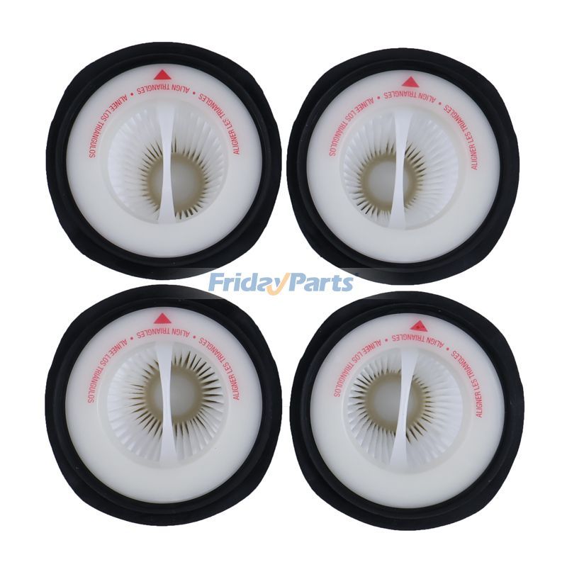 4 piezas de filtro de aire de vacío 90543043 para Black & Decker BDH1800S BDH2000SL Porter Cable PC1800HV PC18HV de FridayParts