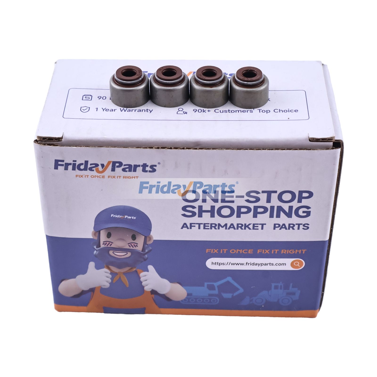 4 Pieces Valve Seal 92049-7001 M138389 for Kawasaki FR691V FX730V FS600V John Deere Z530R Z545R Z920M Z960M X350 X570 GATOR