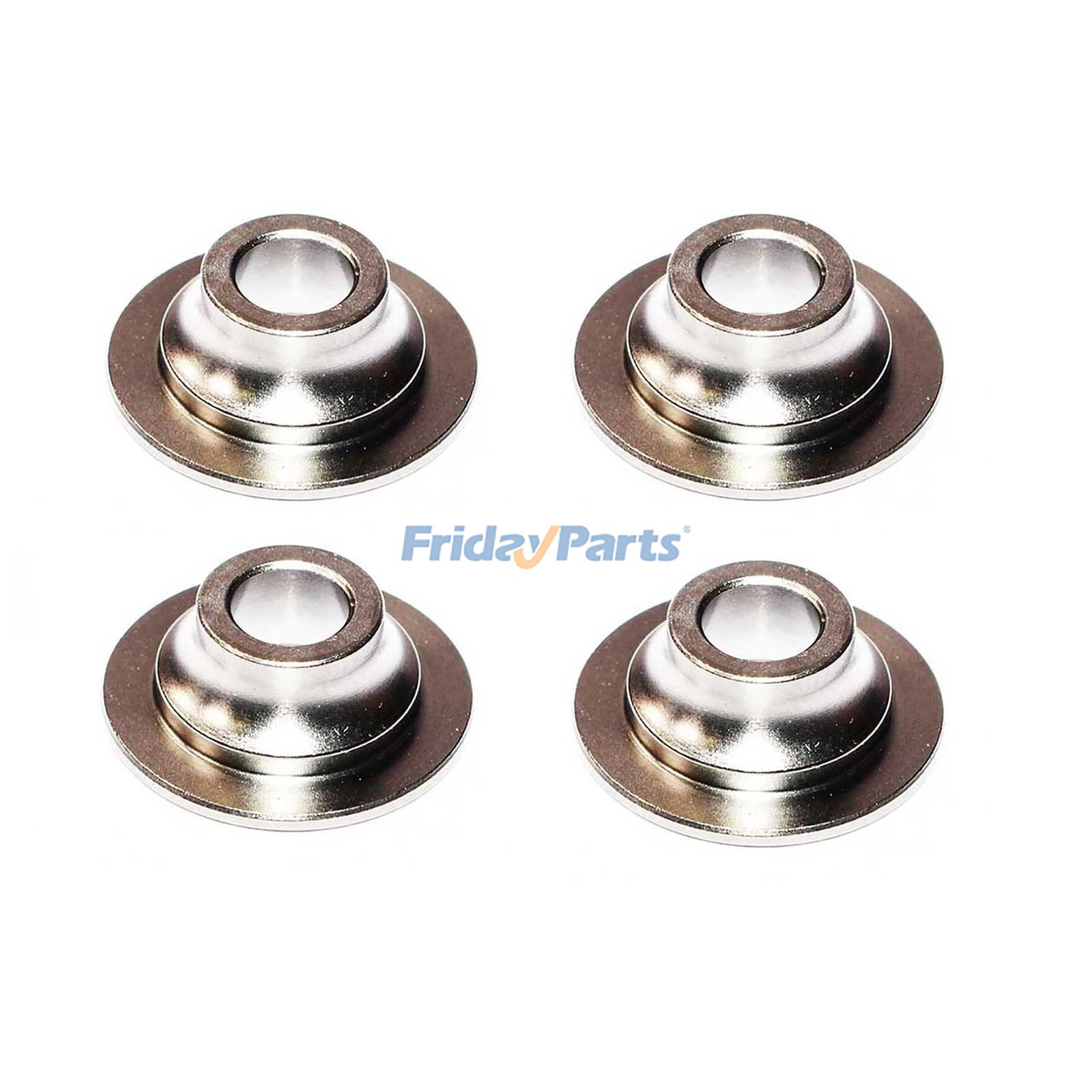 4 Pieces Valve Spring Upper Retainer 6136-42-4510 for Komatsu Engine 4D105-5B S6D105-1B S6D105-B-1A 6D105-1EE 4D105-5K 4D105-5G SA6D110-1V