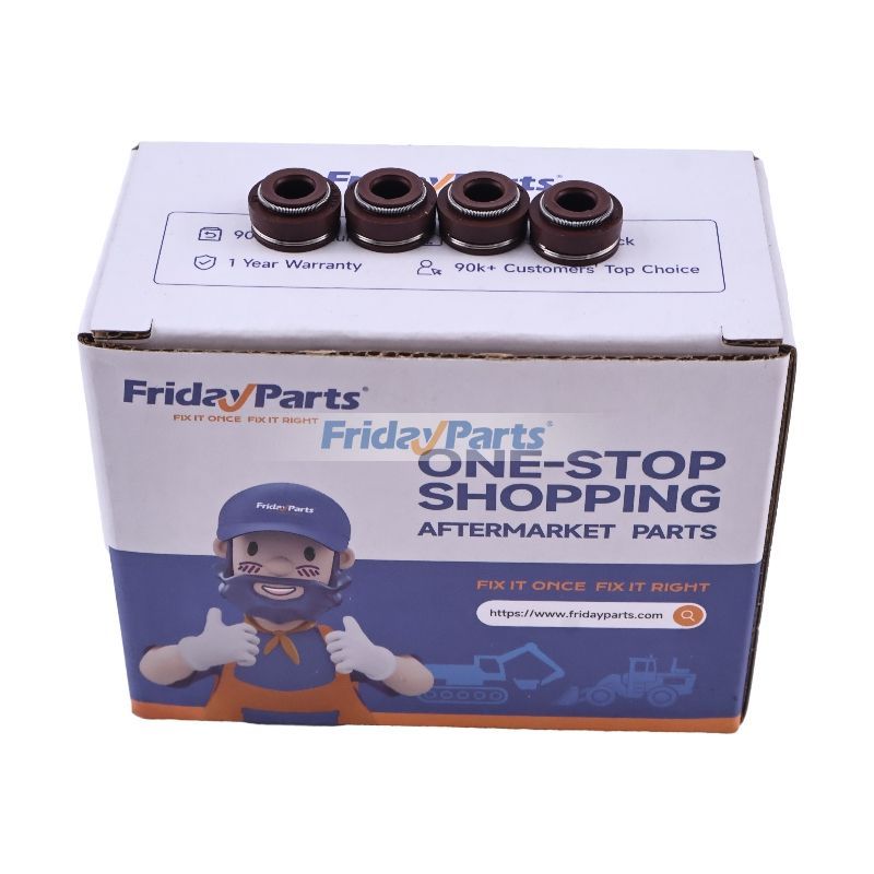 4 Pieces Valve Stem Seal 12209-ZE8-003 for Honda GX240 GX270 GX340