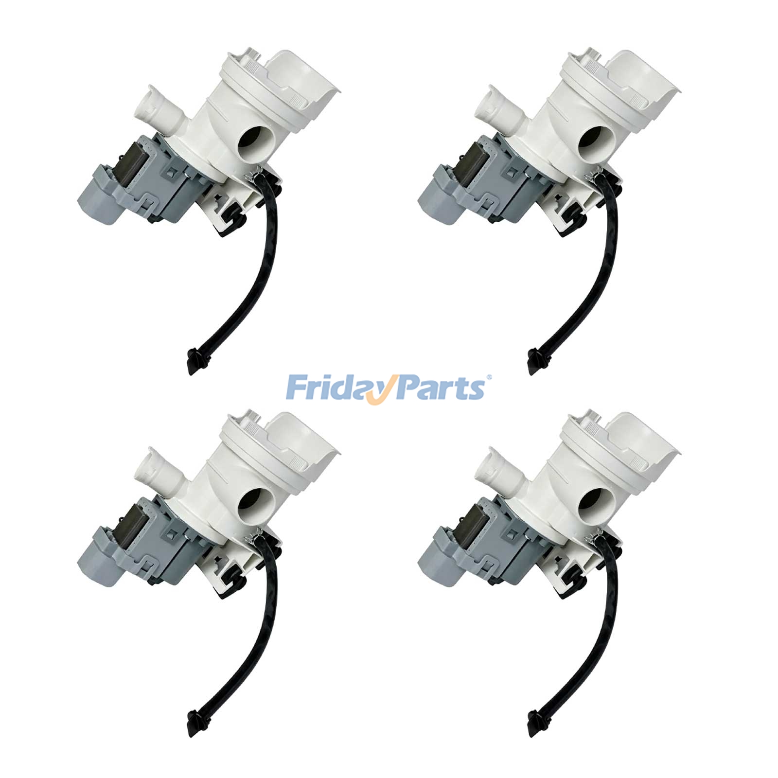 4 Pieces Washer Drain Pump 00436440 436440 for Bosch Washing Machine