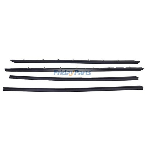 Inner & Outer Belt Line Molding / Window Sweep Seals For 1990-1996 Chevy Corvette (C4)