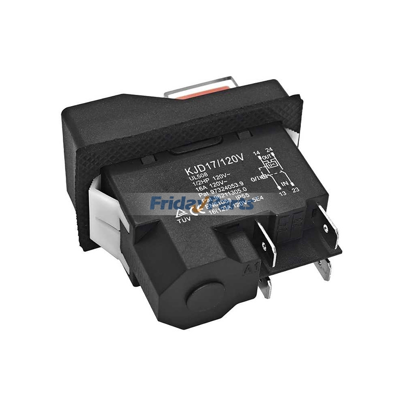 FridayParts 4-poliger 16A 120V elektromagnetischer Schalter
