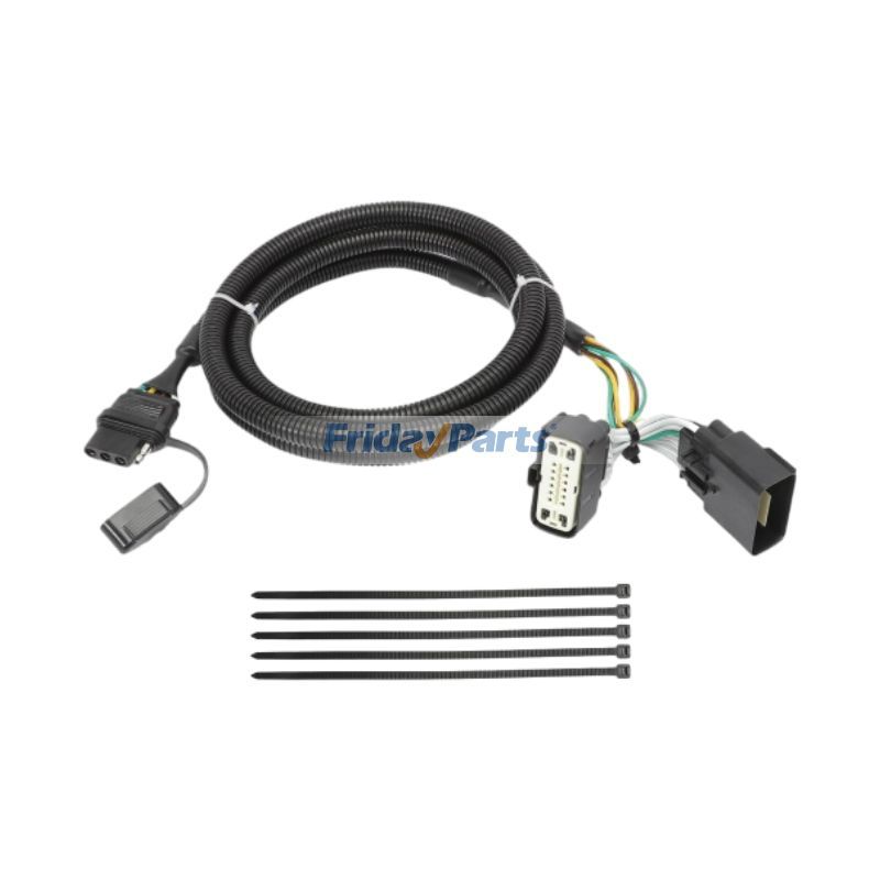 Kit de arnés de cableado de remolque de 4 pines 118540-56172 para Ford Explorer 2.0L, 2.3L, L4, 3.5L, V6 (2011-2019)
