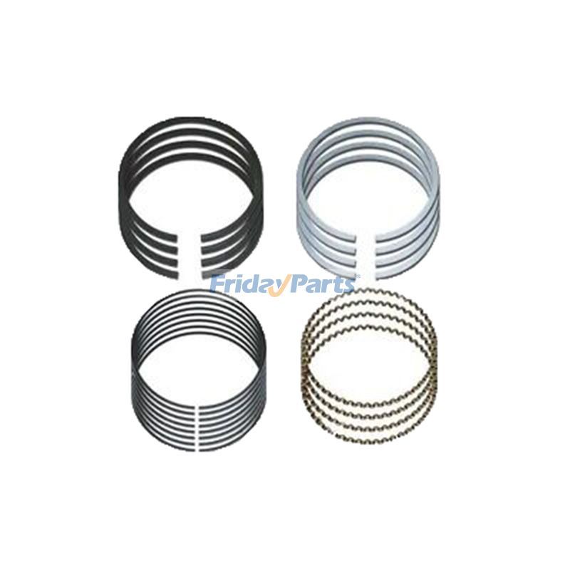 4 Piston Ring Sets MD195872 for Mitsubishi Engine 4G64 4G64A Forklift FG30AF13D FG30F14C FG30KAF13E FG35KAF13D
