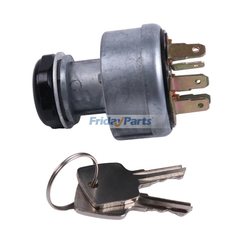 Interrupteur d'allumage à 4 positions et 7 broches avec cléspour Tracteur