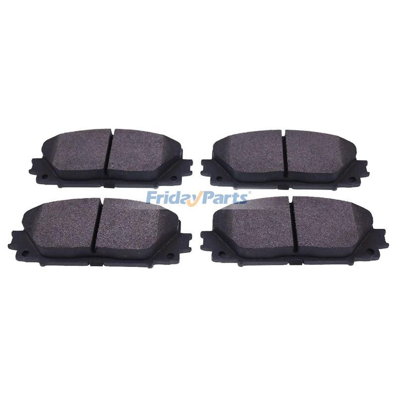 4 Bremsbeläge hinten 04465-AZ213 für Toyota 2007-2012 Yaris Limousine 2006-2015 Yaris Fließheck