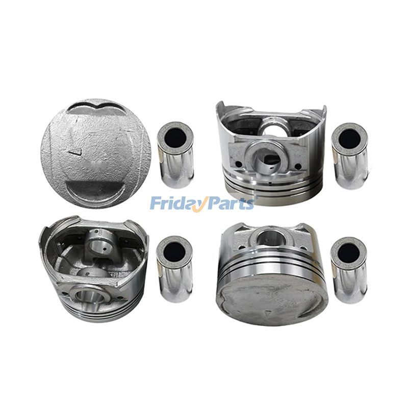 Lot de 4 pistons et axes de 0,50 mm MD194657 pour moteur Mitsubishi 4G64 4G64A chariot élévateur FG30F14C FG30KAF13E FG35AAF13D