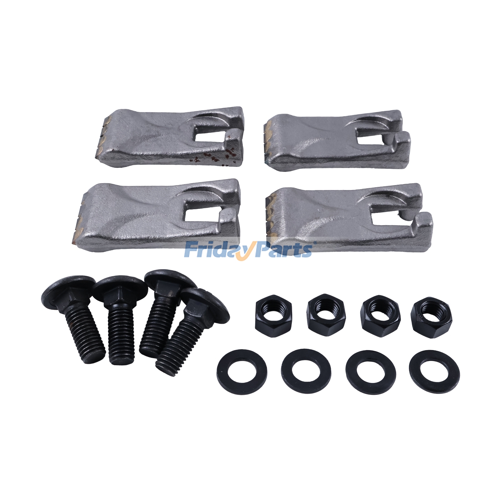 Compre Kit com 4 dentes de metal duro para broca helicoidal 174-9567 para escavadeira Caterpillar CAT 305.5E 308E2 CR, modelos A13, A14B, A19, A19B, A26, A26B, A7 e A7B. na FridayParts