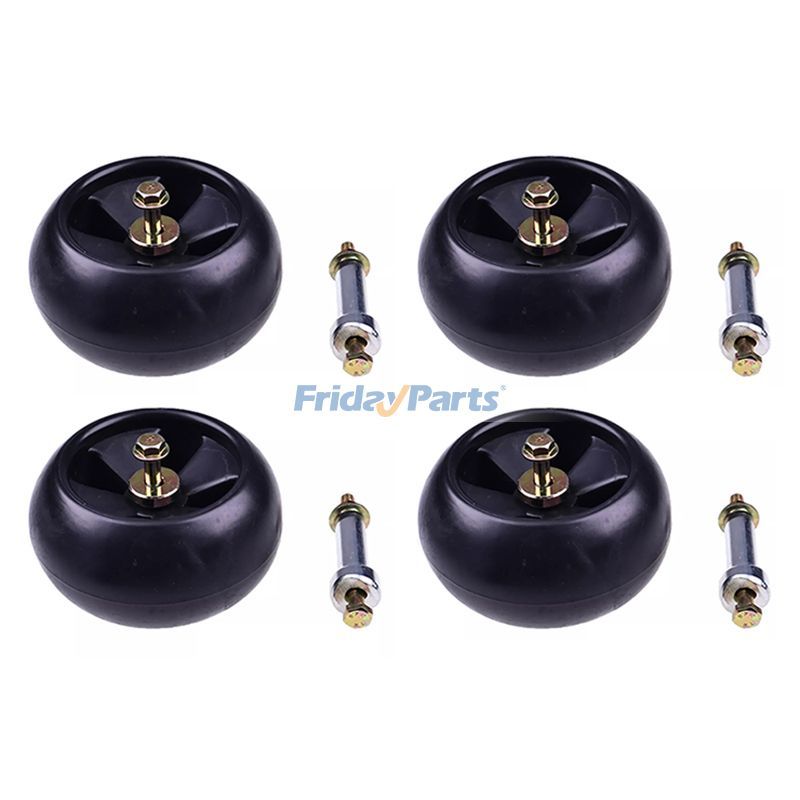 4セットデッキホイールキットAM116299 AM133602 M111489 John Deere 737 757 777 797 160 165 997 LTR180 GT242 LT133用