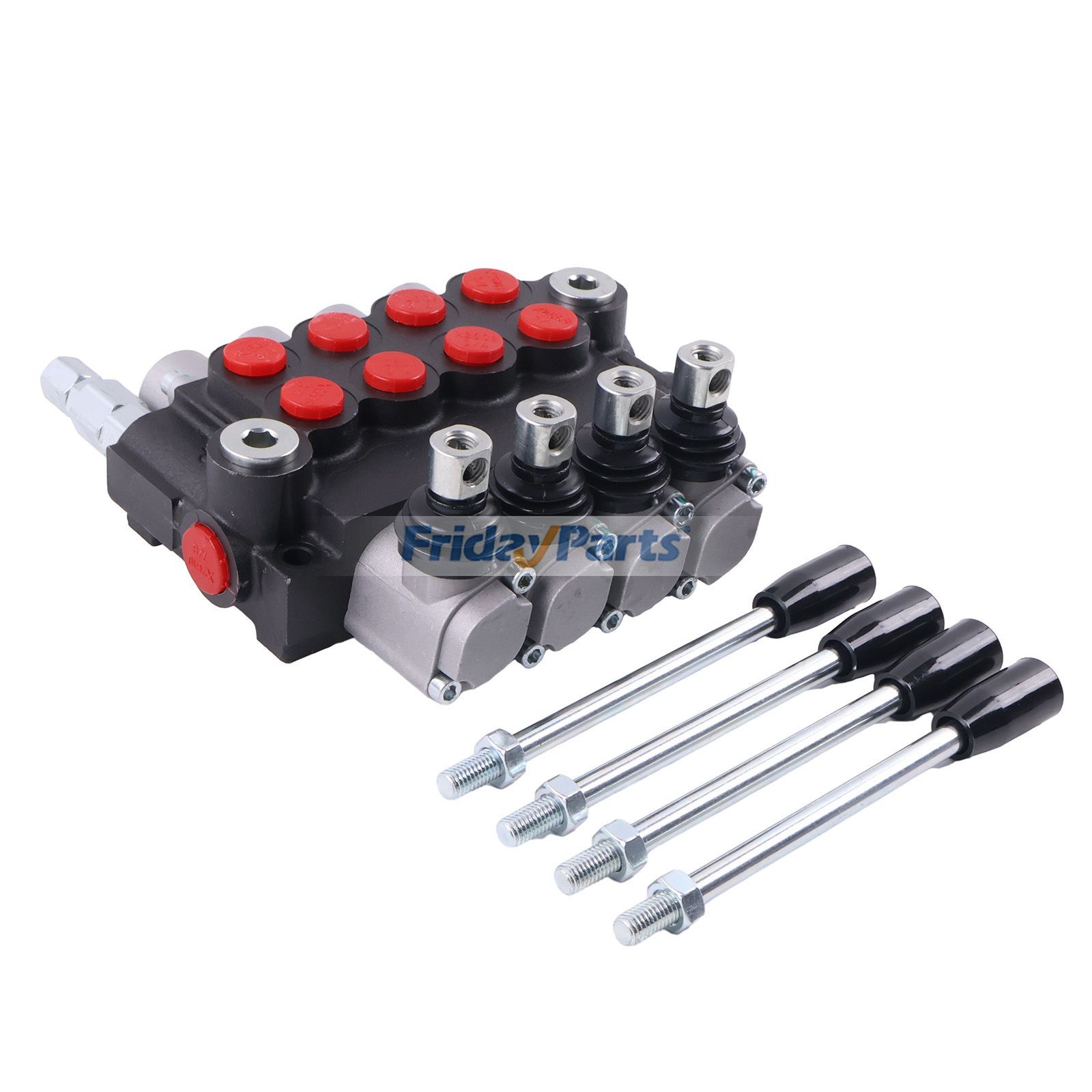 他ブランド用用4スプール複動式13 GPM 3600 PSI油圧制御バルブ