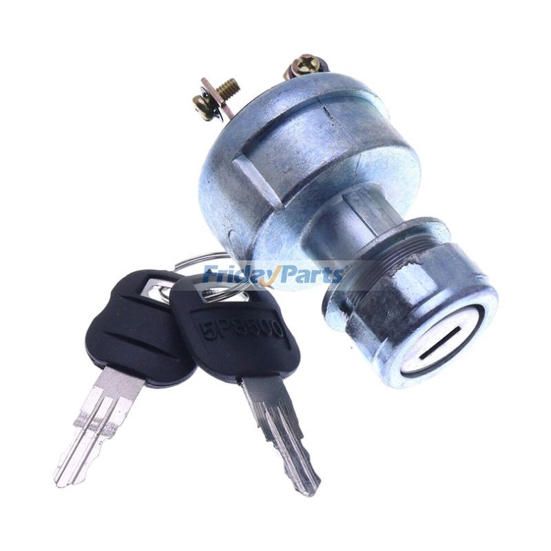 Engine,Excavator 4 Terminal Ignition Switch With Keys for Mitsubishi Caterpillar CATCR