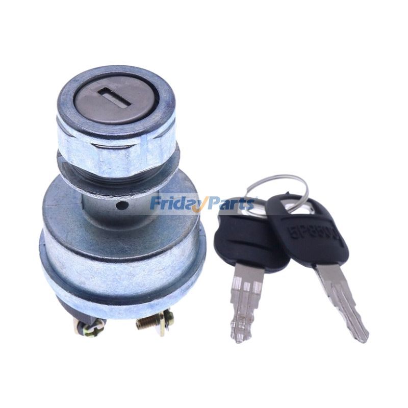 4 Terminal Ignition Switch With Keys for Mitsubishi Caterpillar CATCR for Engine,Excavator