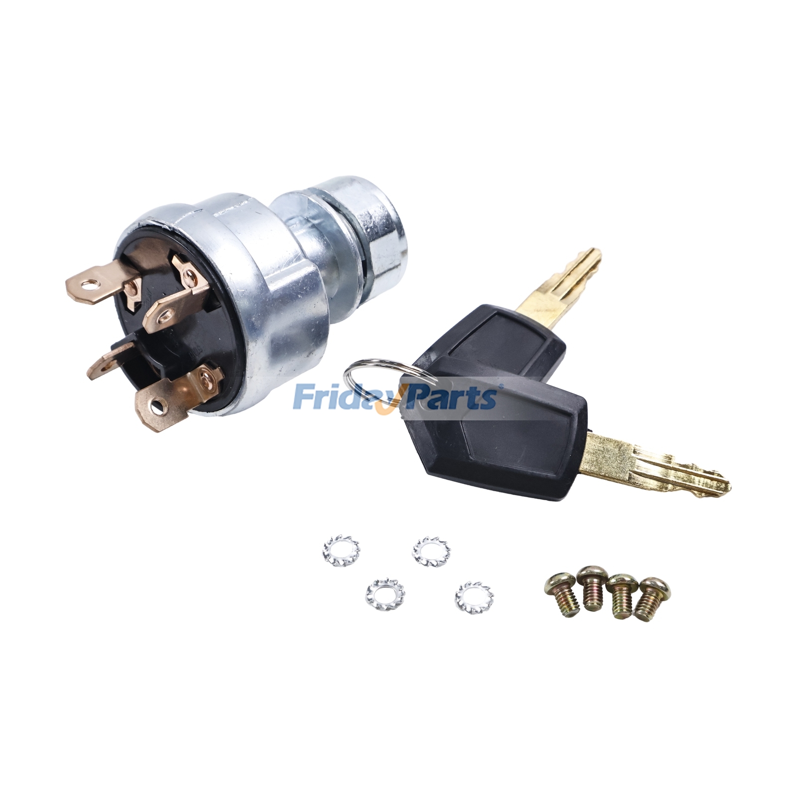 Interrupteur d'allumage à 4 bornes avec clés 237-3530 pour moteur Mitsubishi K4N S4L2 S3L2 Caterpillar CAT Excavator 305CR 304CR 303CR