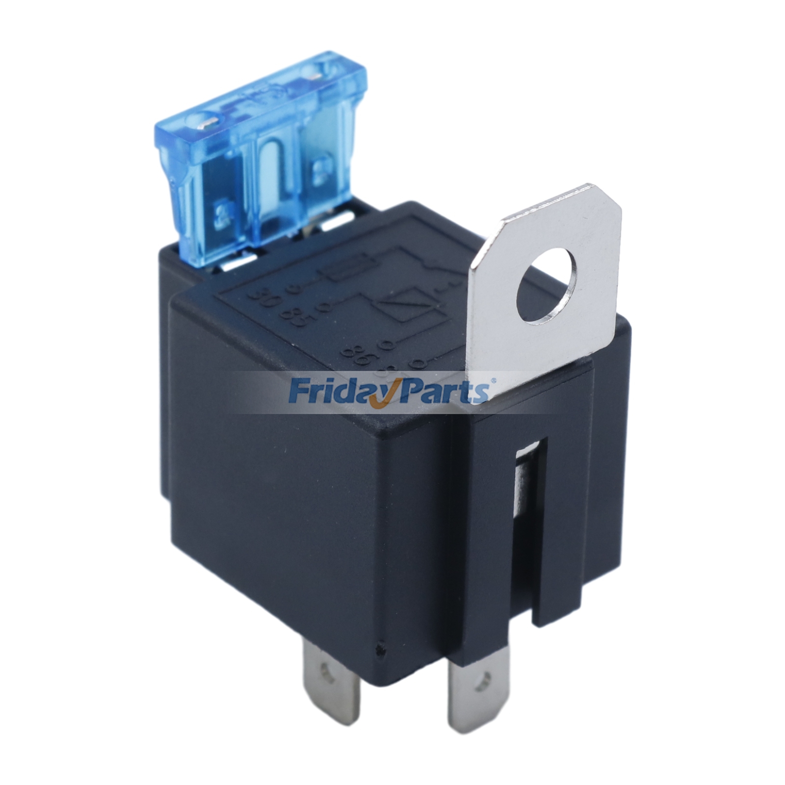 Relé SPST 12V de 4 terminais com fusível de 30A 994821 para trator