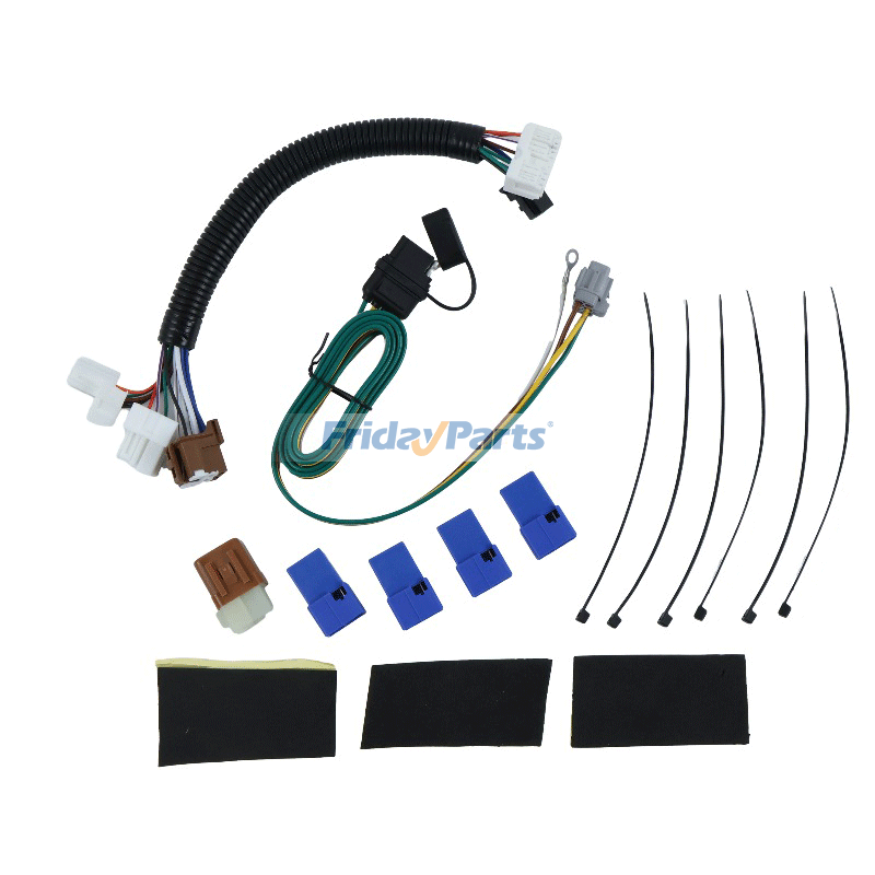 Kit de cableado de remolque plano de 4 vías CX01088 para Nissan Pathfinder Infiniti QX60 2013-2020 de FridayParts
