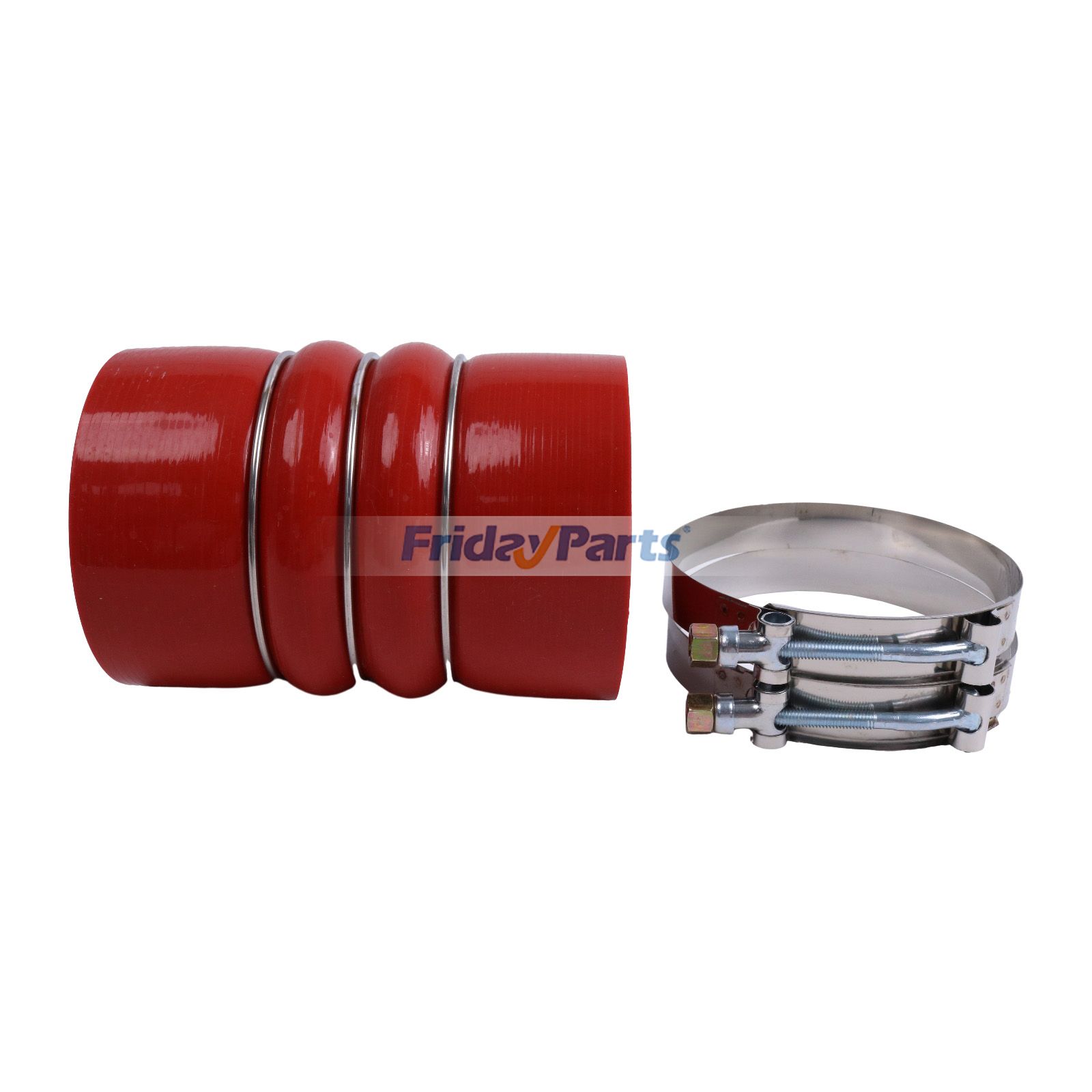 Tuyau de refroidisseur d'air de suralimentation en silicone haute température 4" X 6" 770164 D50-6039 pour camion Peterbilt KW FreightlinerpourPour Freightliner