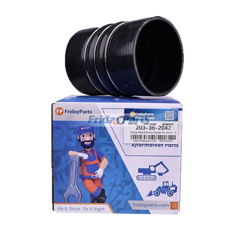 4" X 6" Hump Hose Silicone Charge Air Cooler 203-36-2042