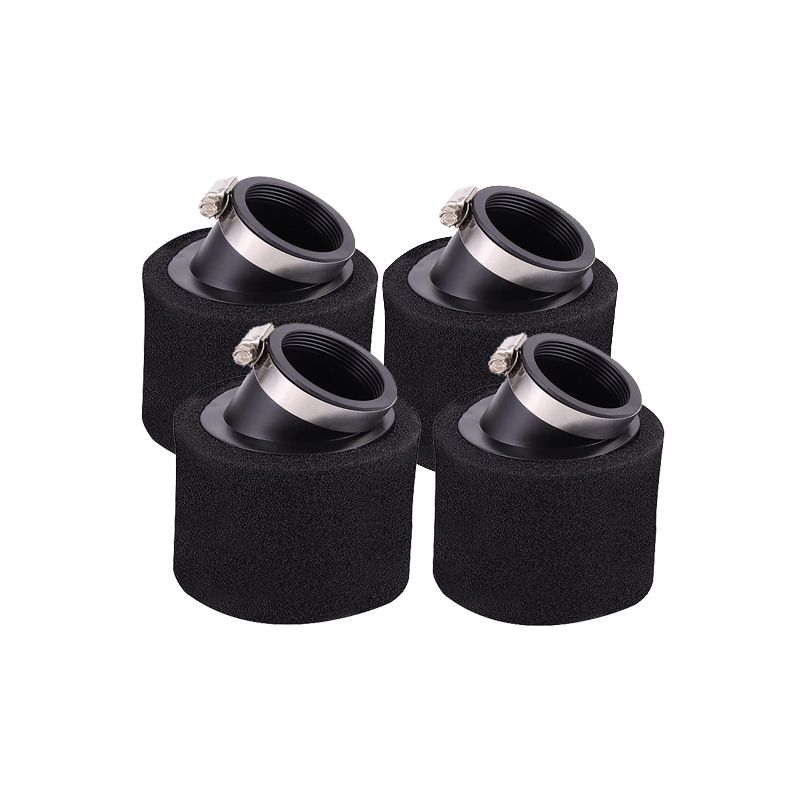 4 Pcs 48mm Black Air Filter for GY6 50cc Motorcycle Scooter Bike Dirt Pit ATV
