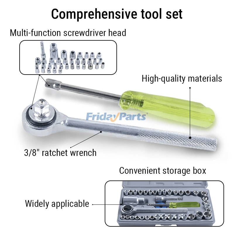 Wrench Socket Set for Hand & Power Tools