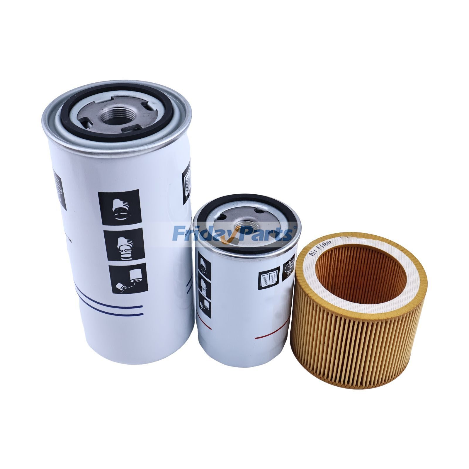 Kit de filtre 4000 heures 2901-1418-00 pour compresseur d'air Atlas Copco GX7 11