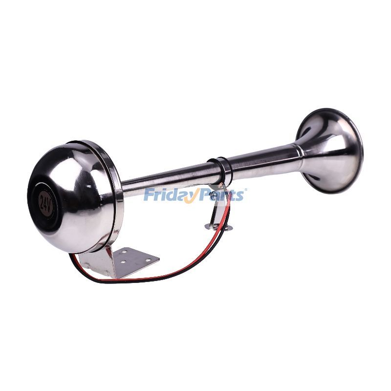 Bocina eléctrica de una sola trompeta de acero inoxidable de 400 mm para barco, camión, automóvil de FridayParts