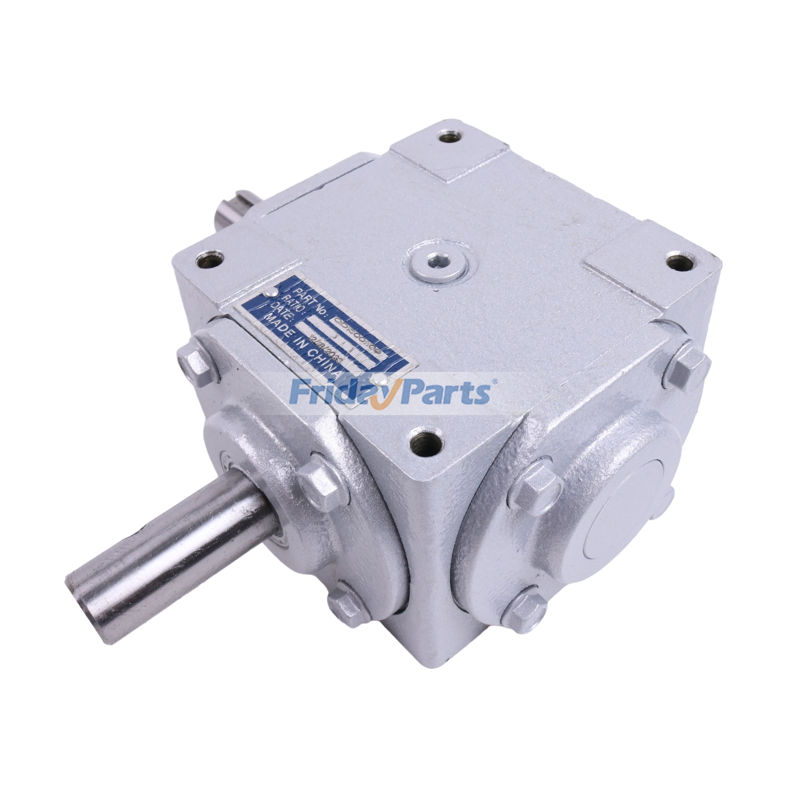 Right Angle Bevel Gearbox With Crosshole & Keyed Shaft compatible with Mower