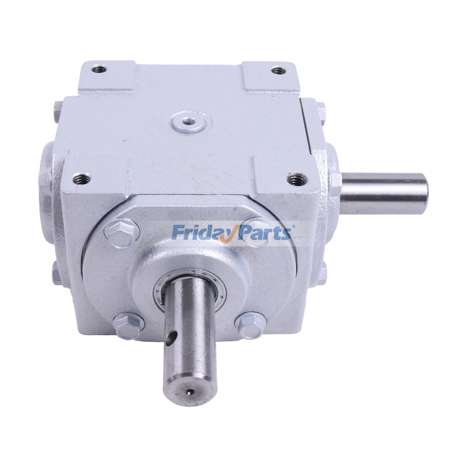Right Angle Bevel Gearbox With Crosshole & Keyed Shaft for Mower
