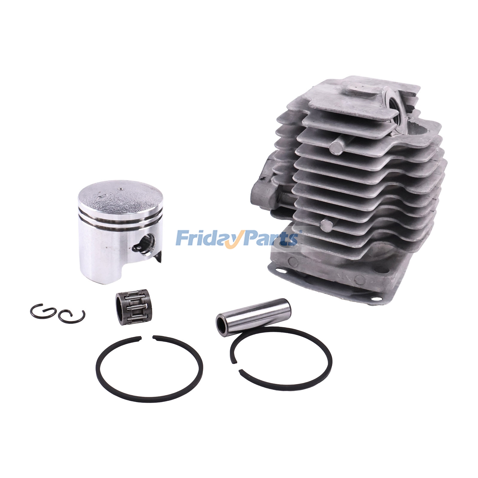 Kit di fasce elastiche per pistone testa cilindro 40 mm 40-6 per motore a 2 tempi da 47cc e 49cc per mini moto da cross, ATV, quad e pocket bike.