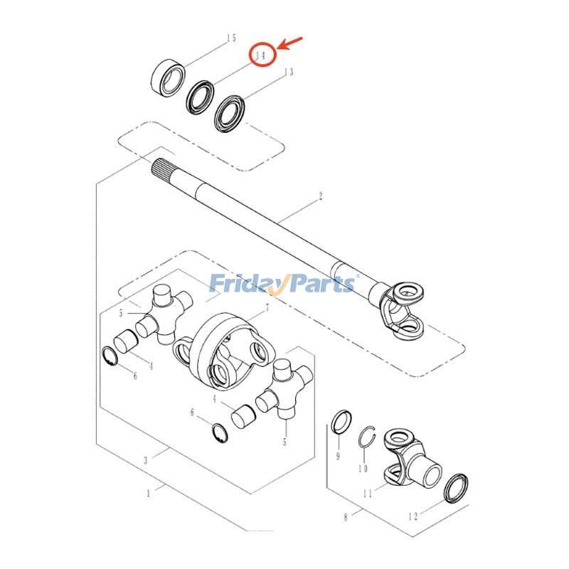 Sello de aceite 302956A1 de 40 mm de diámetro interior x 60 mm de diámetro exterior x 8 mm de espesor para tractor CASE MAGNUM 235 245 255 260 275 290 305 315 MX 200 220 240 255 Para CASE