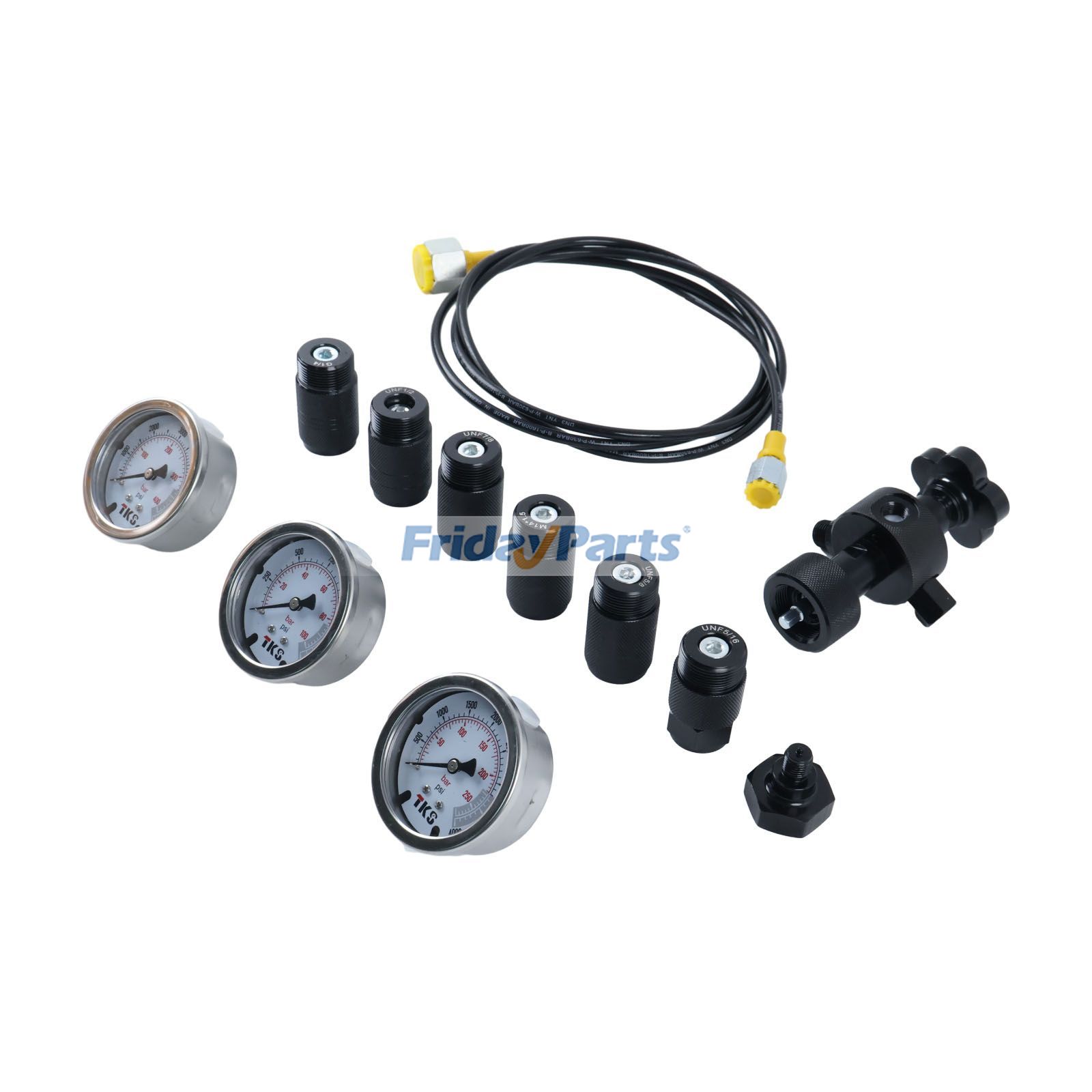 Others Hydraulic Accumulator Nitrogen Charging Filling Gas Valve Test Kit