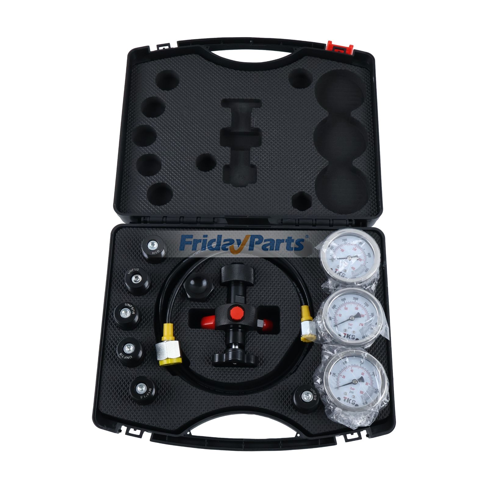 Hydraulic Accumulator Nitrogen Charging Filling Gas Valve Test Kit For OTHER BRAND Others
