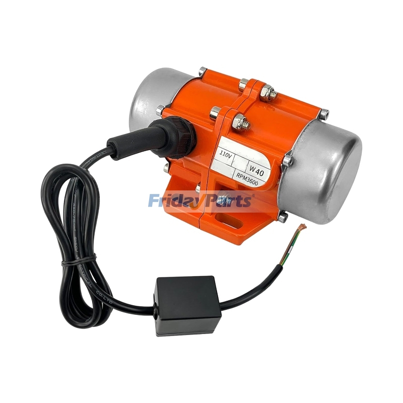 40W 110V 3600RPM AC Single Phase Industrial Concrete Vibrator for Vibrating Table Feeder Silo