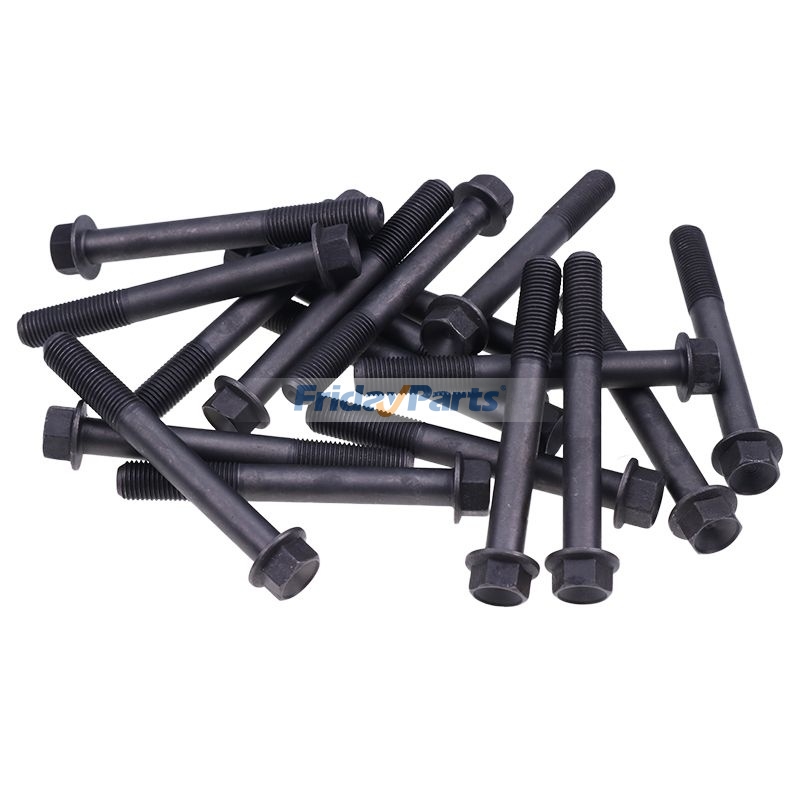 42 Pieces Cylinder Head Bolt 6150-11-1610 6150-81-9160 for Komatsu Engine 6D125-1 S6D125-1 SA6D117-1 Excavator PC400LC-5