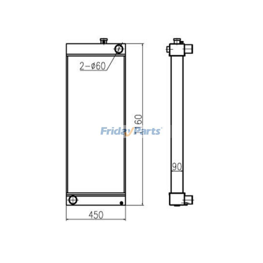 Réservoir d'eau de roue Radiateur ASS'Ypour Chargeur