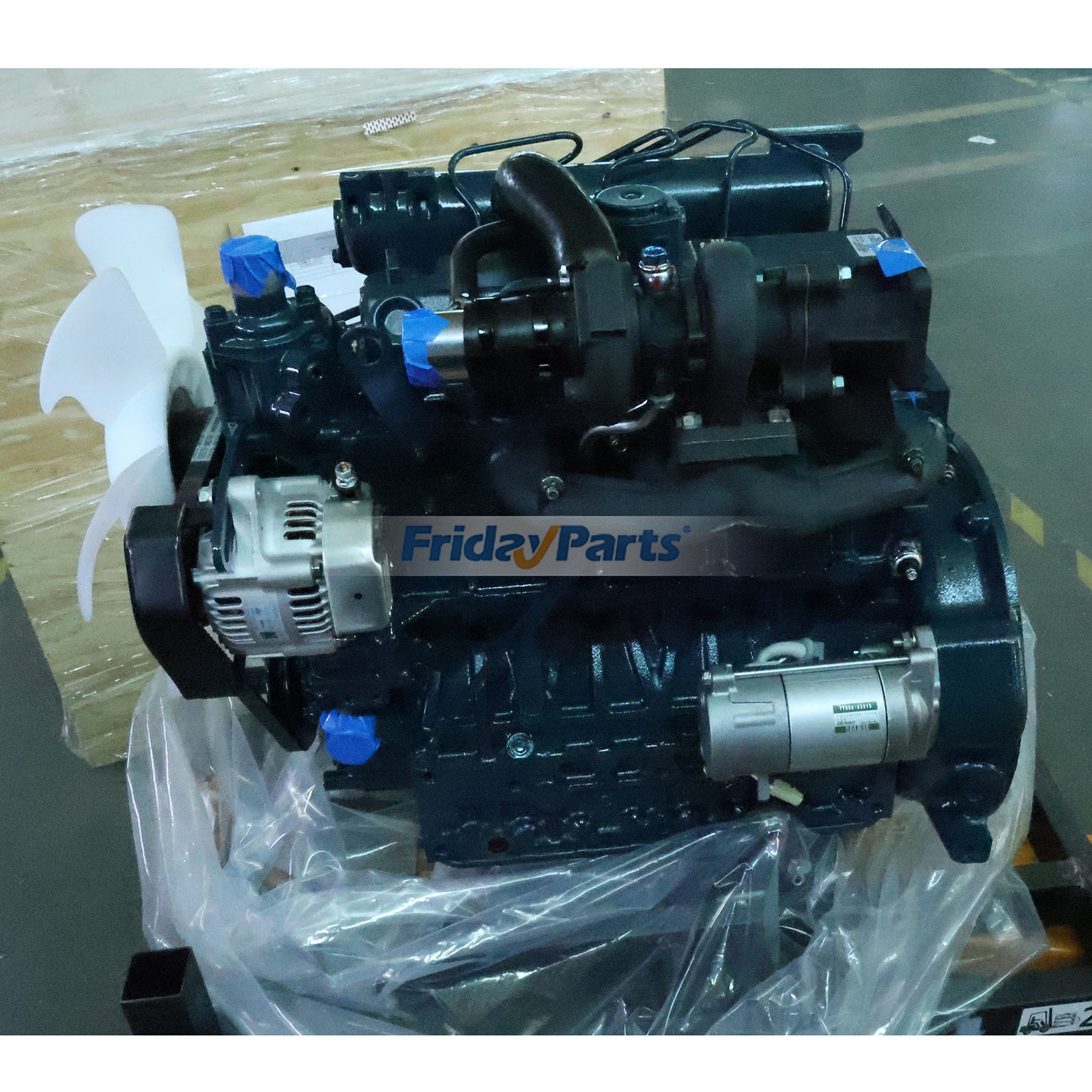 Ensemble moteur 43,3 kW 2700 tr/min pour Kubota V2403-MT-ET06