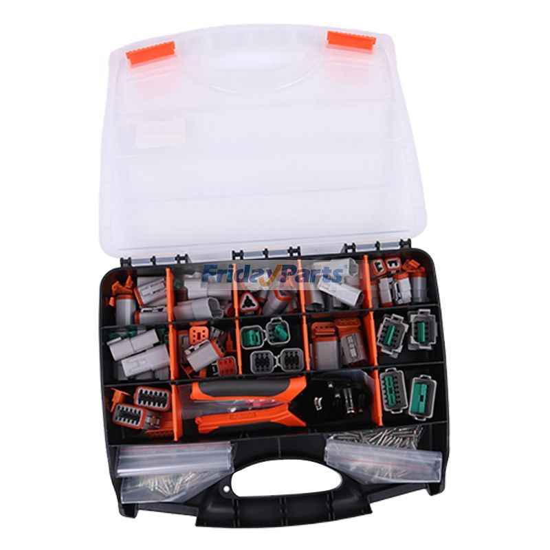Kit de 432 connecteurs Deutsch DT 14-16 AWG avec contacts solides et outils