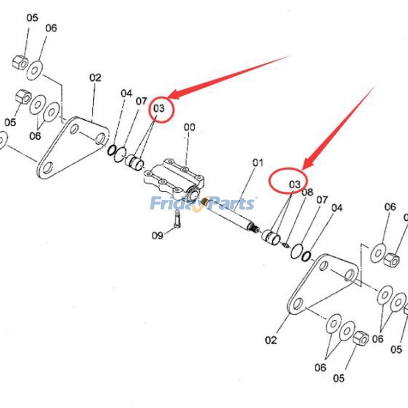 Boom Cylinder Components Bushing ZX450-3 ZX70 ZX70-3 for Excavator