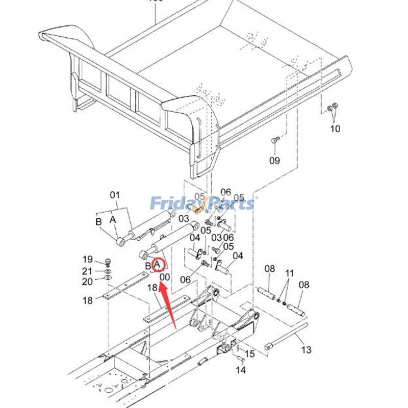 Blade Cylinder Components Bushing for Excavator