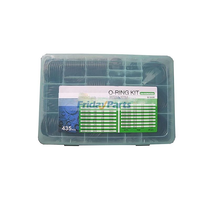435 Pieces O-Ring Box for Komatsu Excavator PC35 R2 Mini
