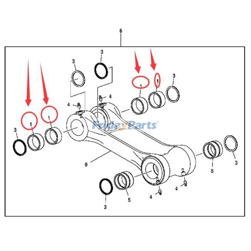 Boom BushingX200 MA145-5 MA200 ZX600 ZX450-3 ZX330-3 for Excavator