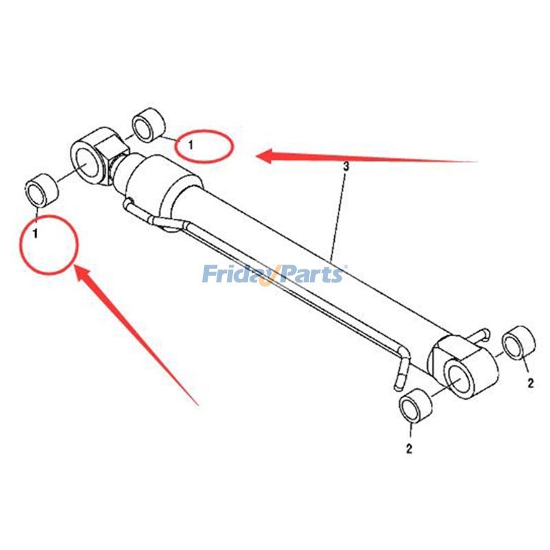 Bucket Cylinder Components Bushing For JOHN DEERE Excavator