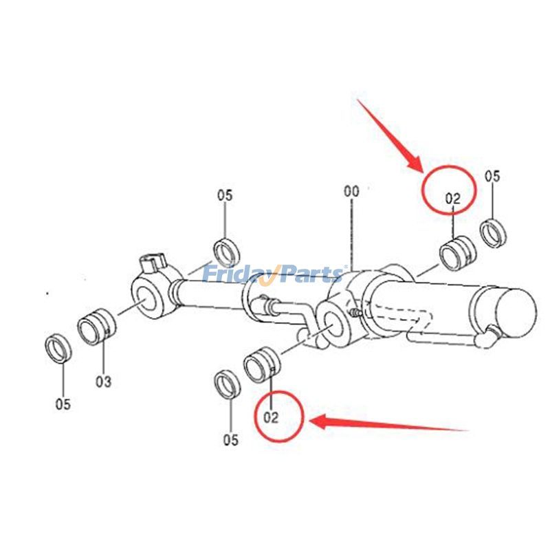 FridayPartsでJohn Deere用​​アームブッシングを購入