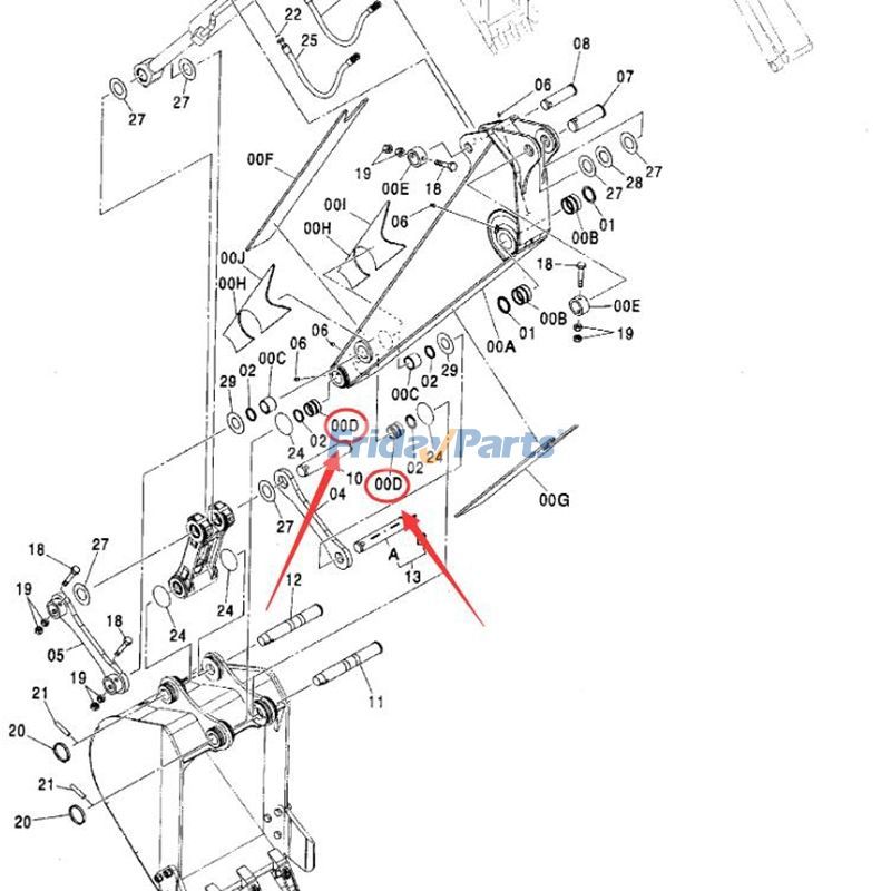 Arm Bushing for Engine,Excavator