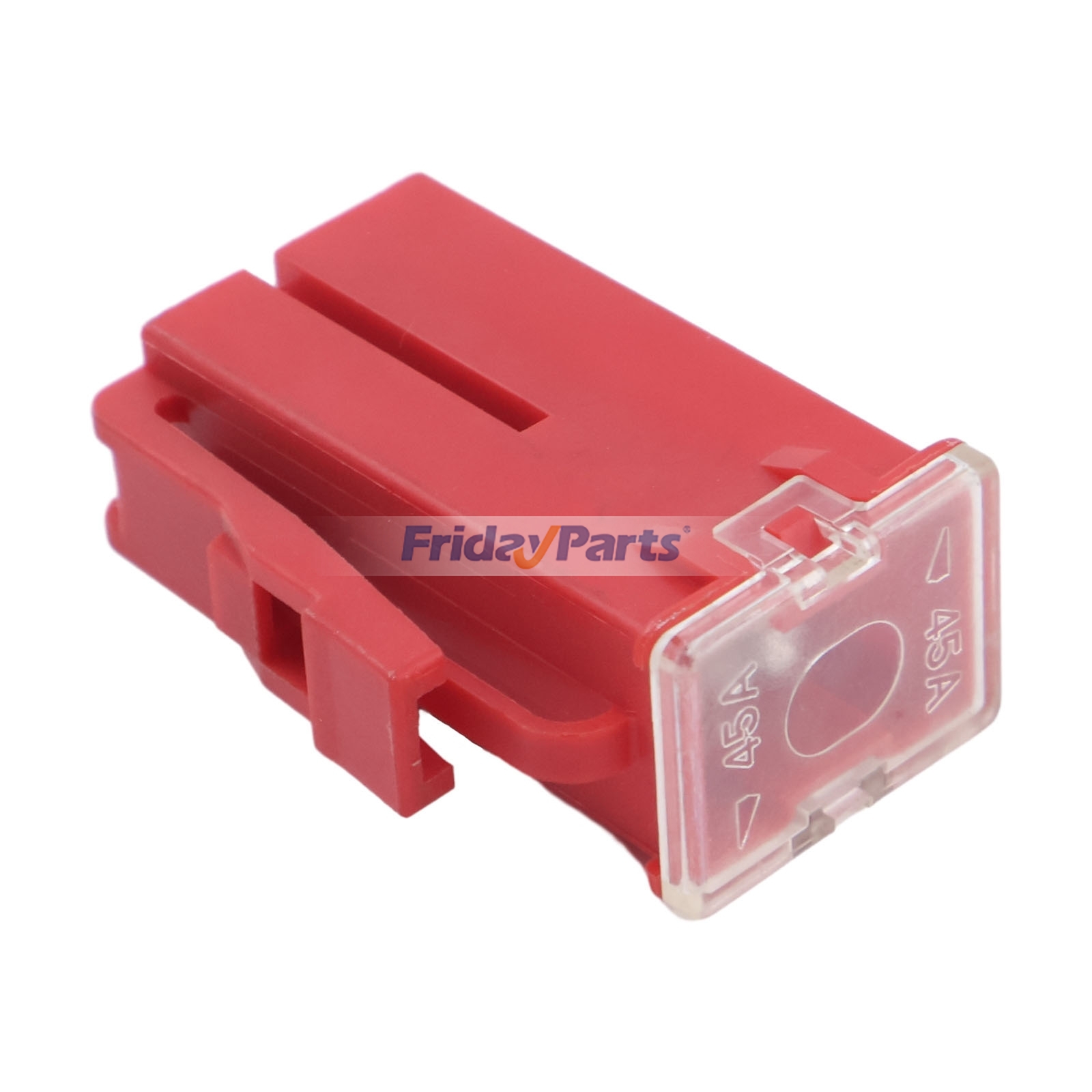 Fusible rojo de 45 amperios, número de pieza 1701330045, para Takeuchi TB014, TB016, TB108, TB1140, TB125, TB128FR, TB135 y TB138FR. Calidad superior con 3 años de garantía. para Excavadora,Pala cargadora