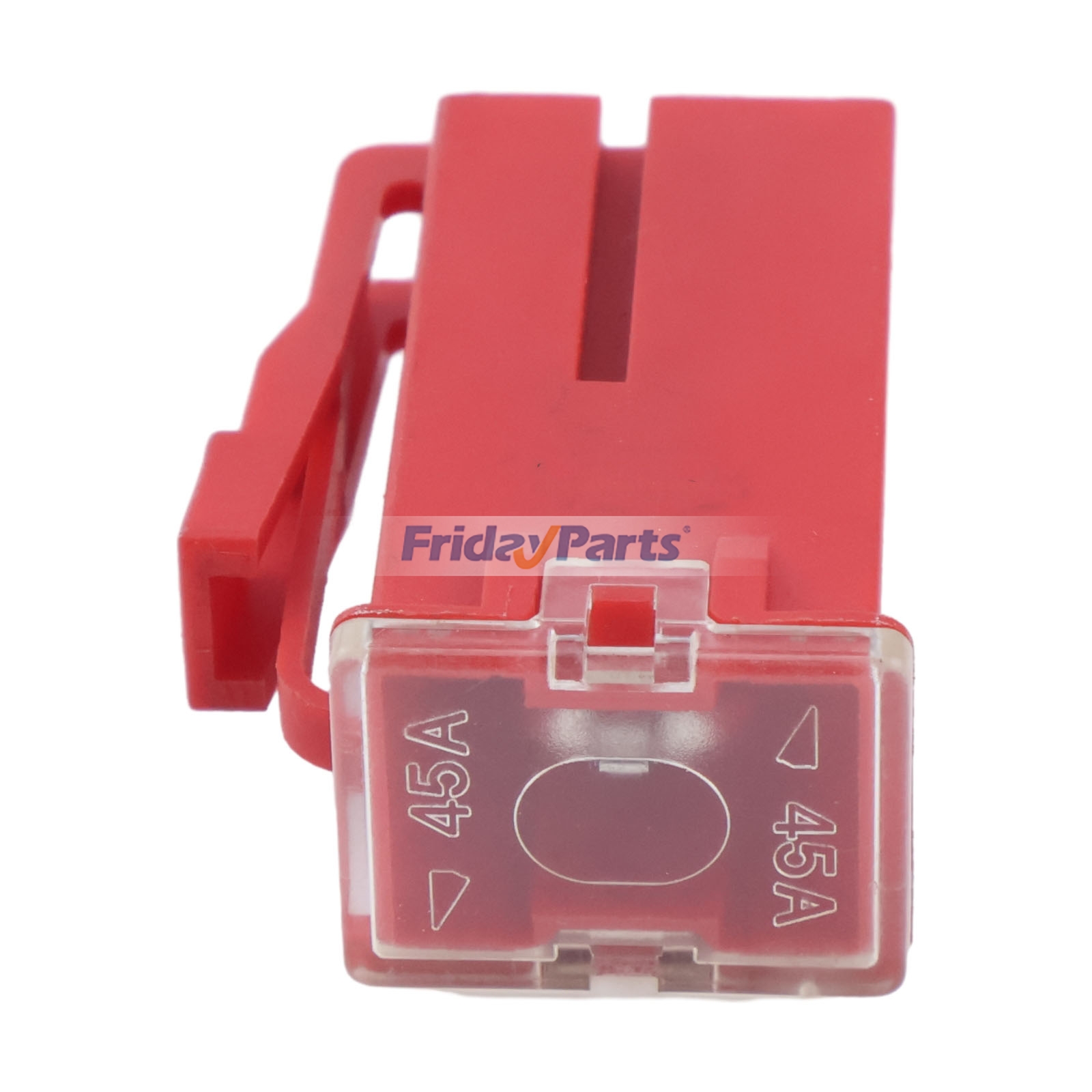 Fusible rojo de 45 amperios, número de pieza 1701330045, para Takeuchi TB014, TB016, TB108, TB1140, TB125, TB128FR, TB135 y TB138FR. Calidad superior con 3 años de garantía. para Excavadora,Pala cargadora Para Takeuchi FridayParts